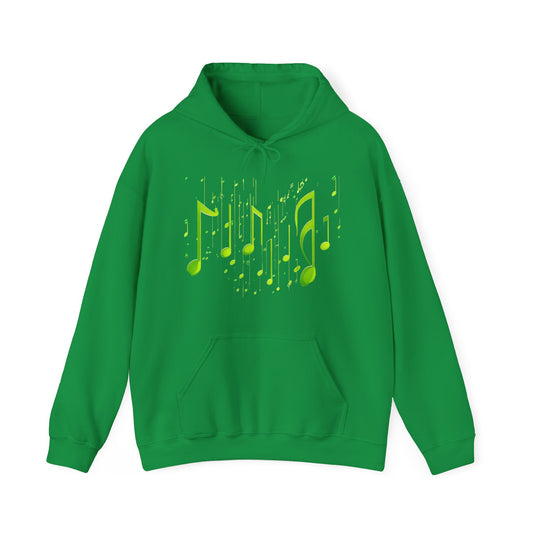 music™ Green Note Hooded Sweatshirt